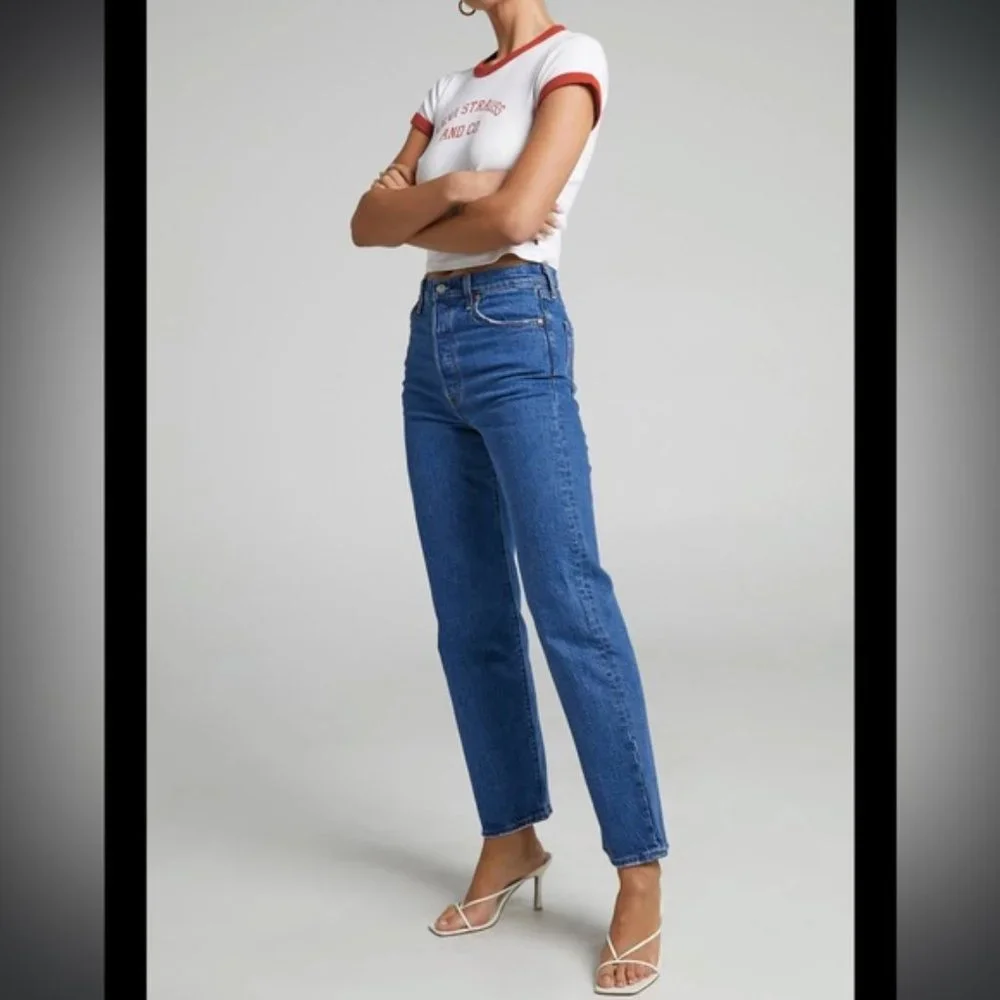 ❗️SOLD❗️Levi’s Ribcage Striaght Jeans Size 26 - Picture 2 of 12